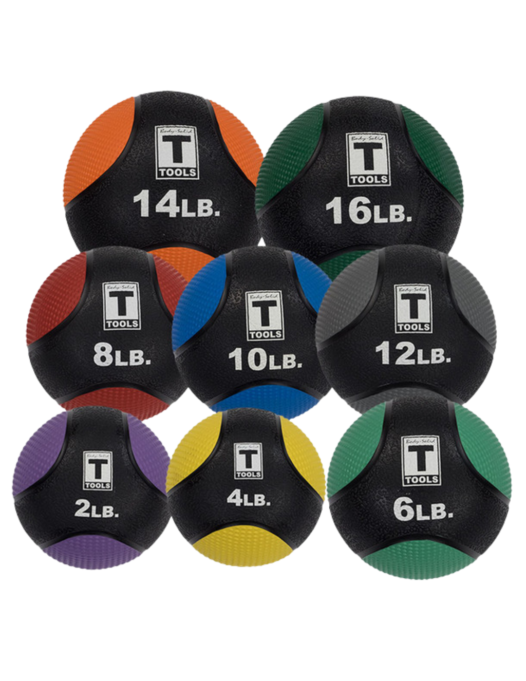 BodySolid Medicine Balls & Rack