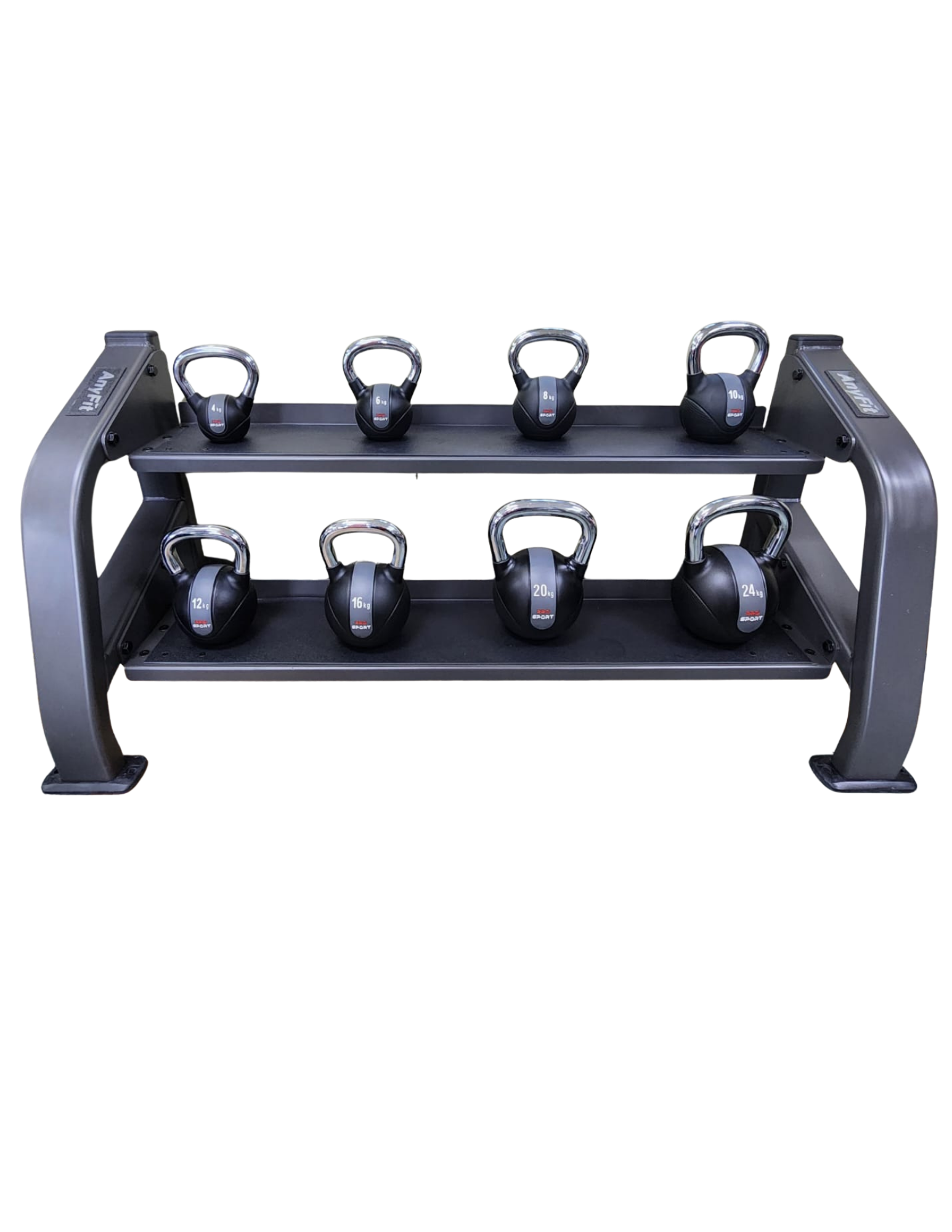 PEB112-6 Anyfit 2-Tier 63" Kettlebell Rack
