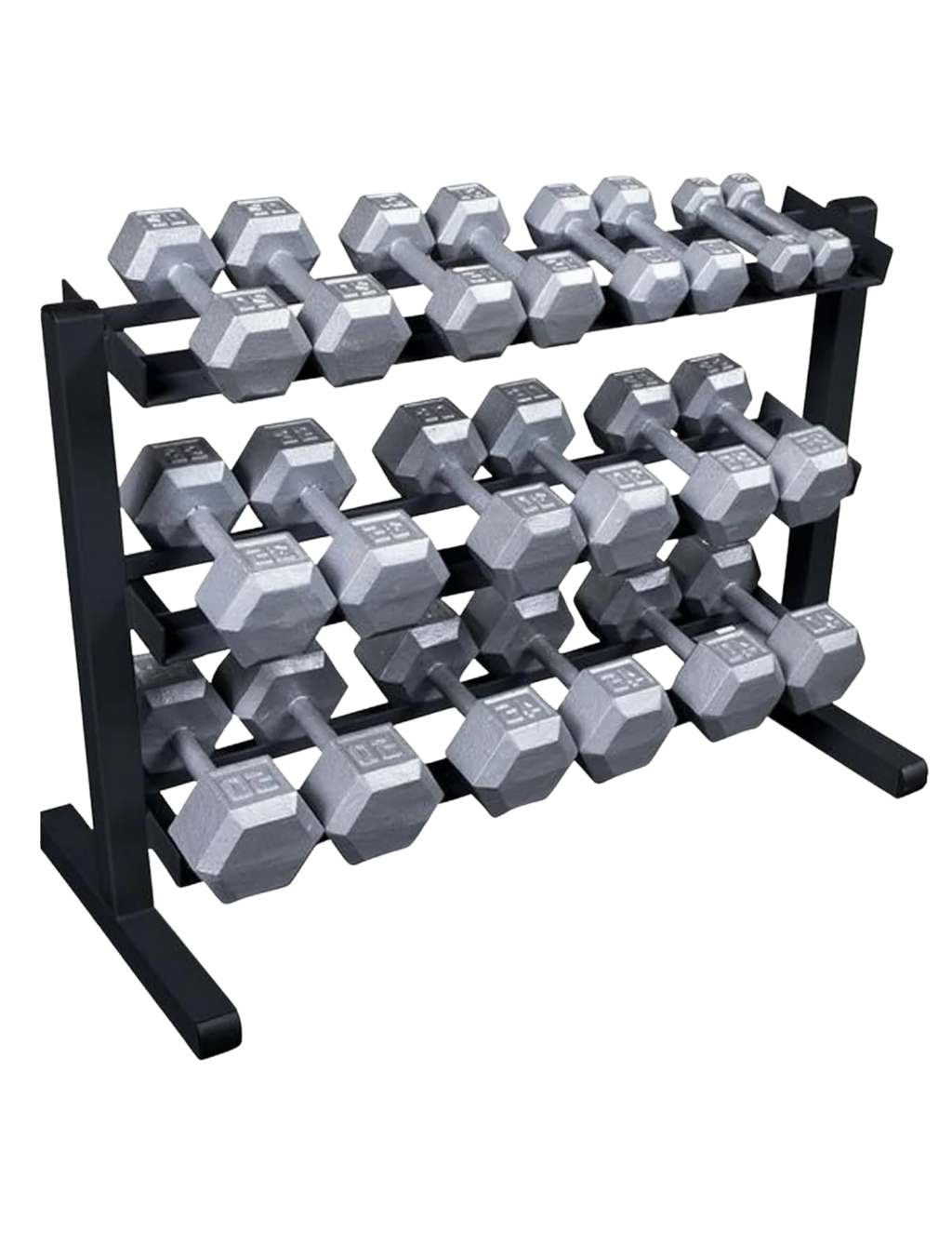 BodySolid GDR363 36" 3-Tier Dumbbell Rack