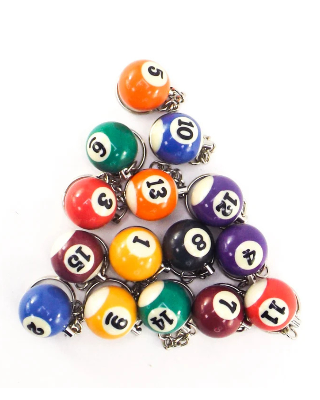 Pool Ball Keychain