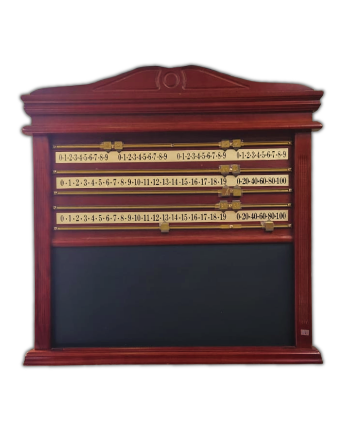 Scoreboard with blackboard