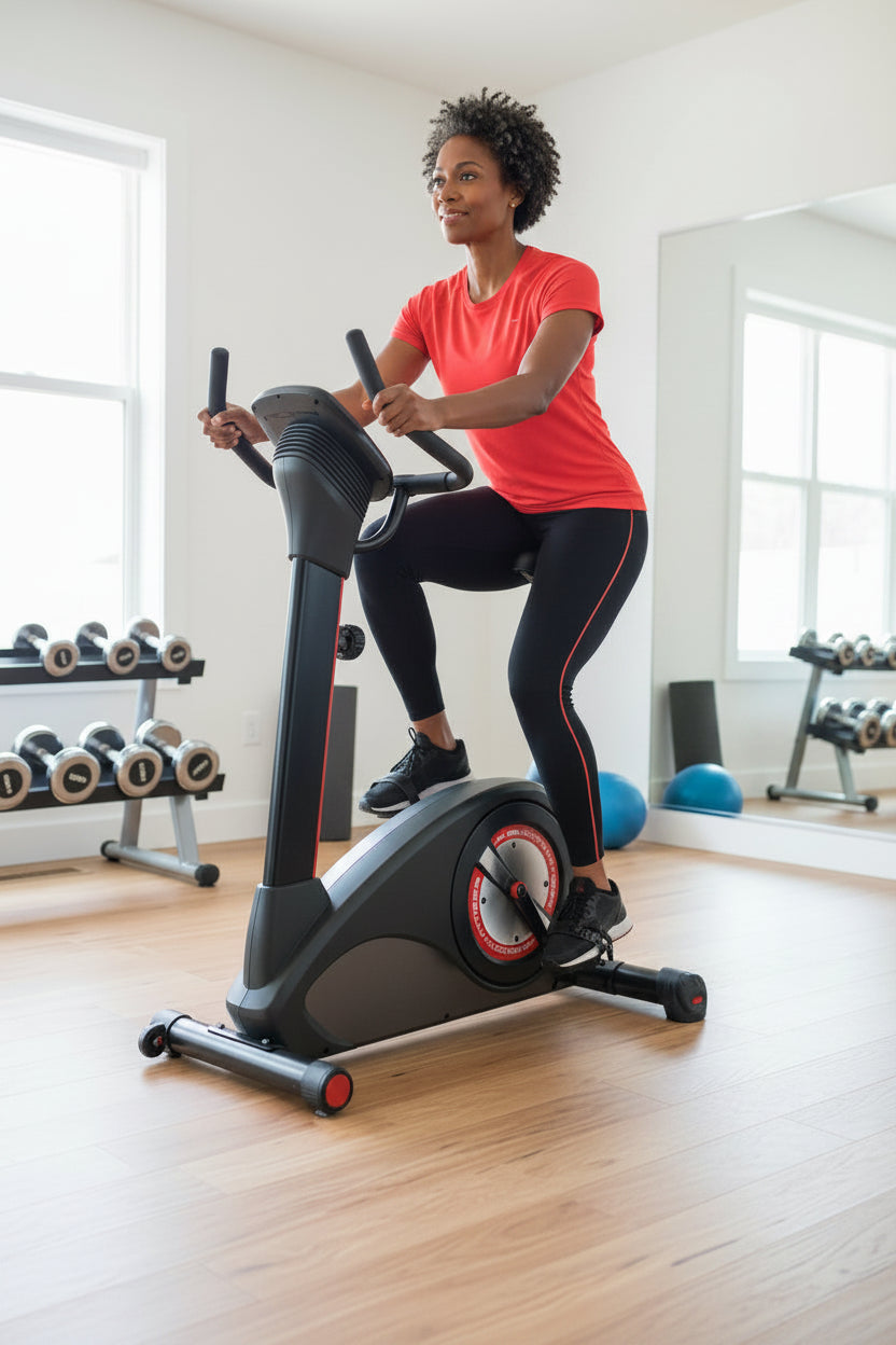 Smooth Fitness Programmable Upright Bike V380